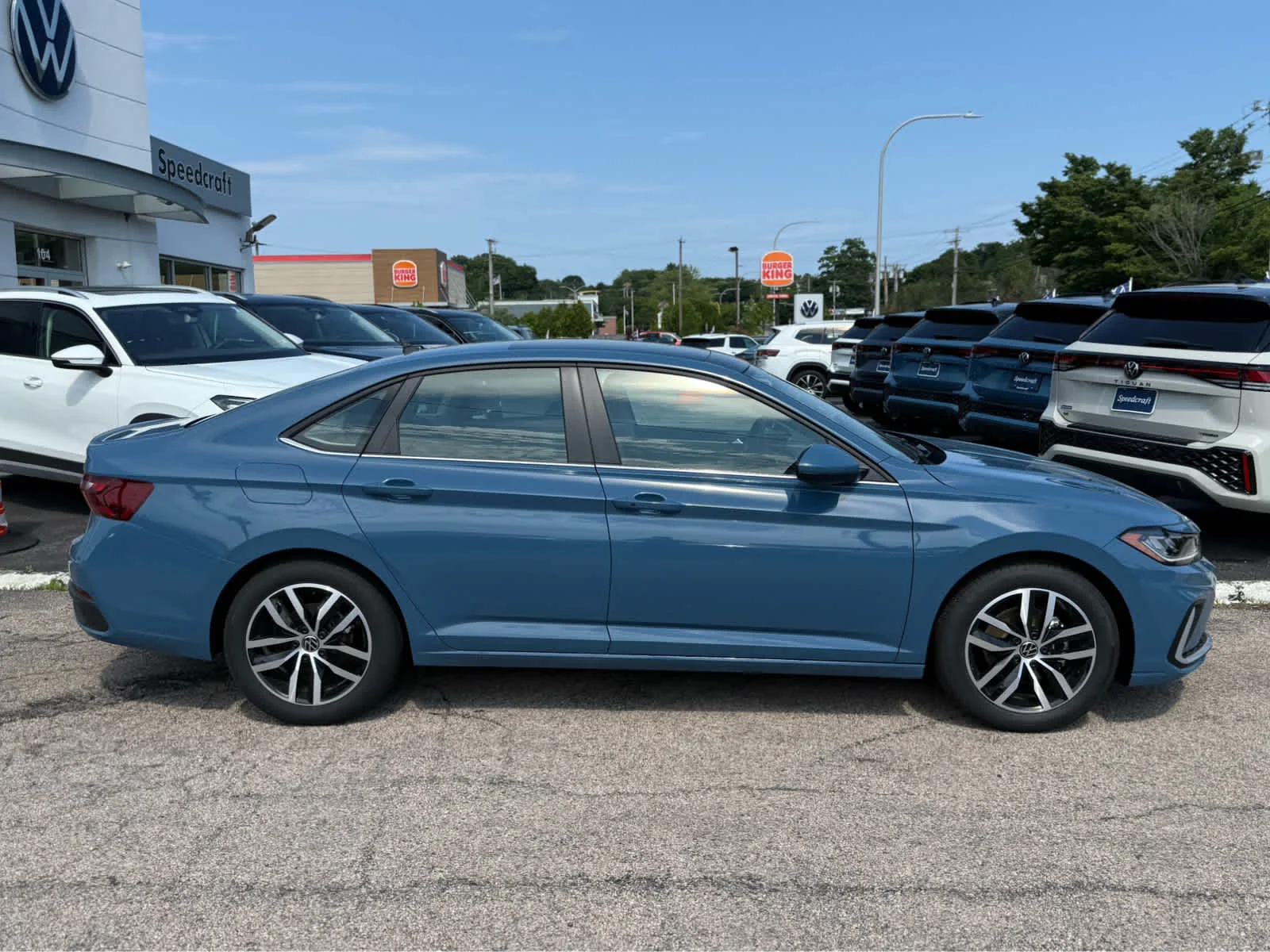 New 2026 Monterey Blue Pearl Volkswagen SE image 8
