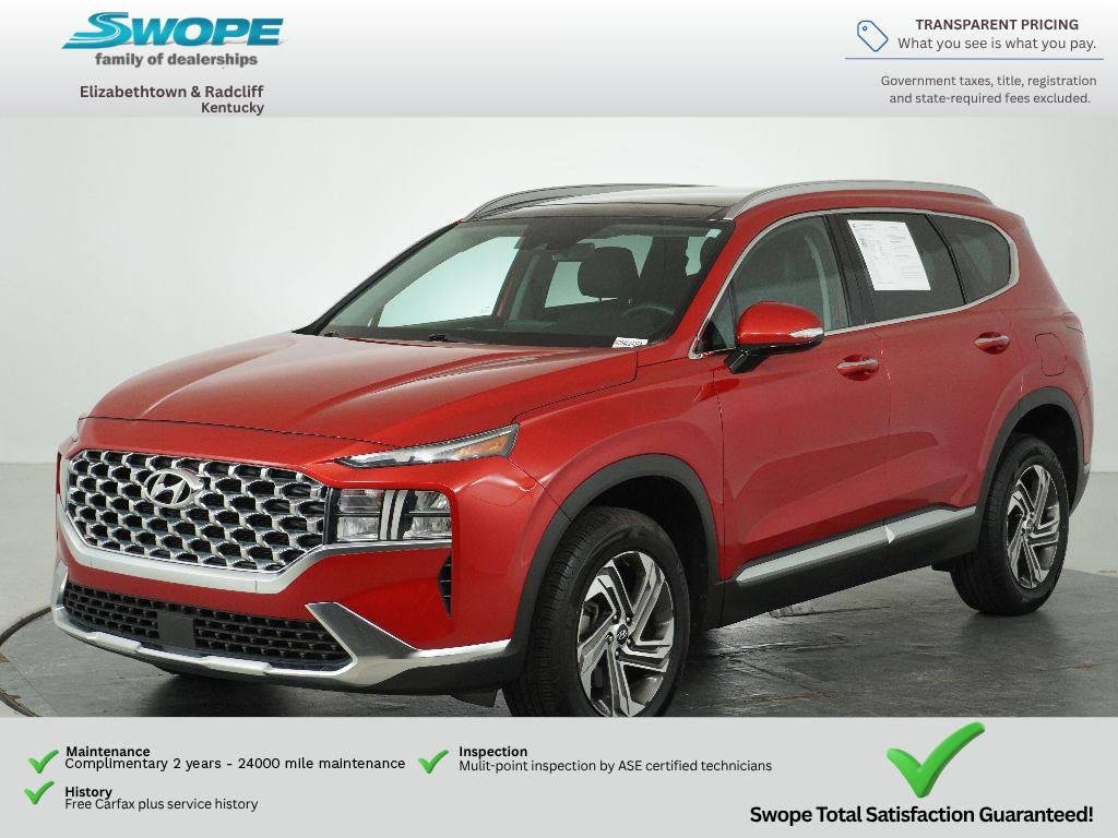 Used 2022 Calypso Red Hyundai SEL image 8