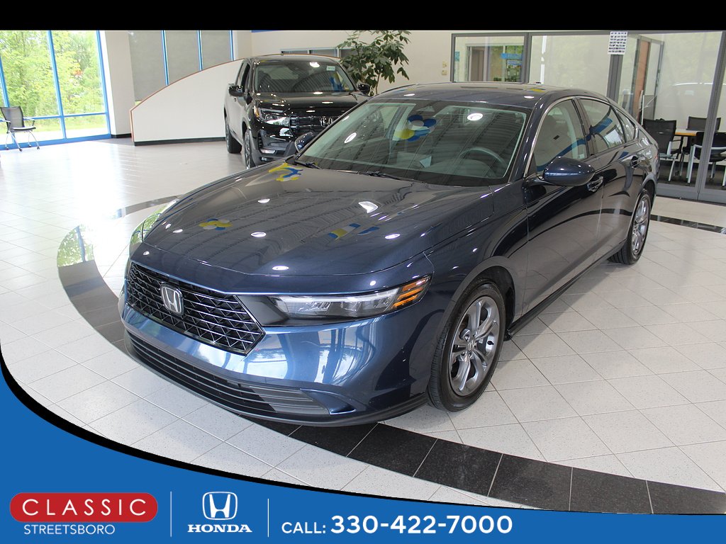 Certified Used 2024 Canyon River Blue Metallic Honda 1.5T EX image 1