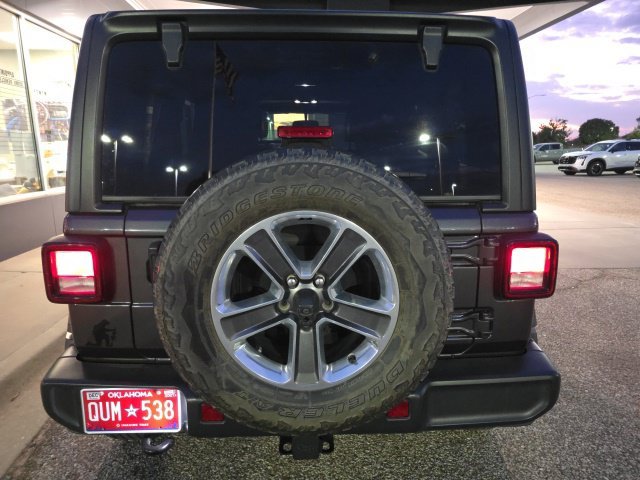 Used 2020 Gray Jeep Unlimited Sahara image 4