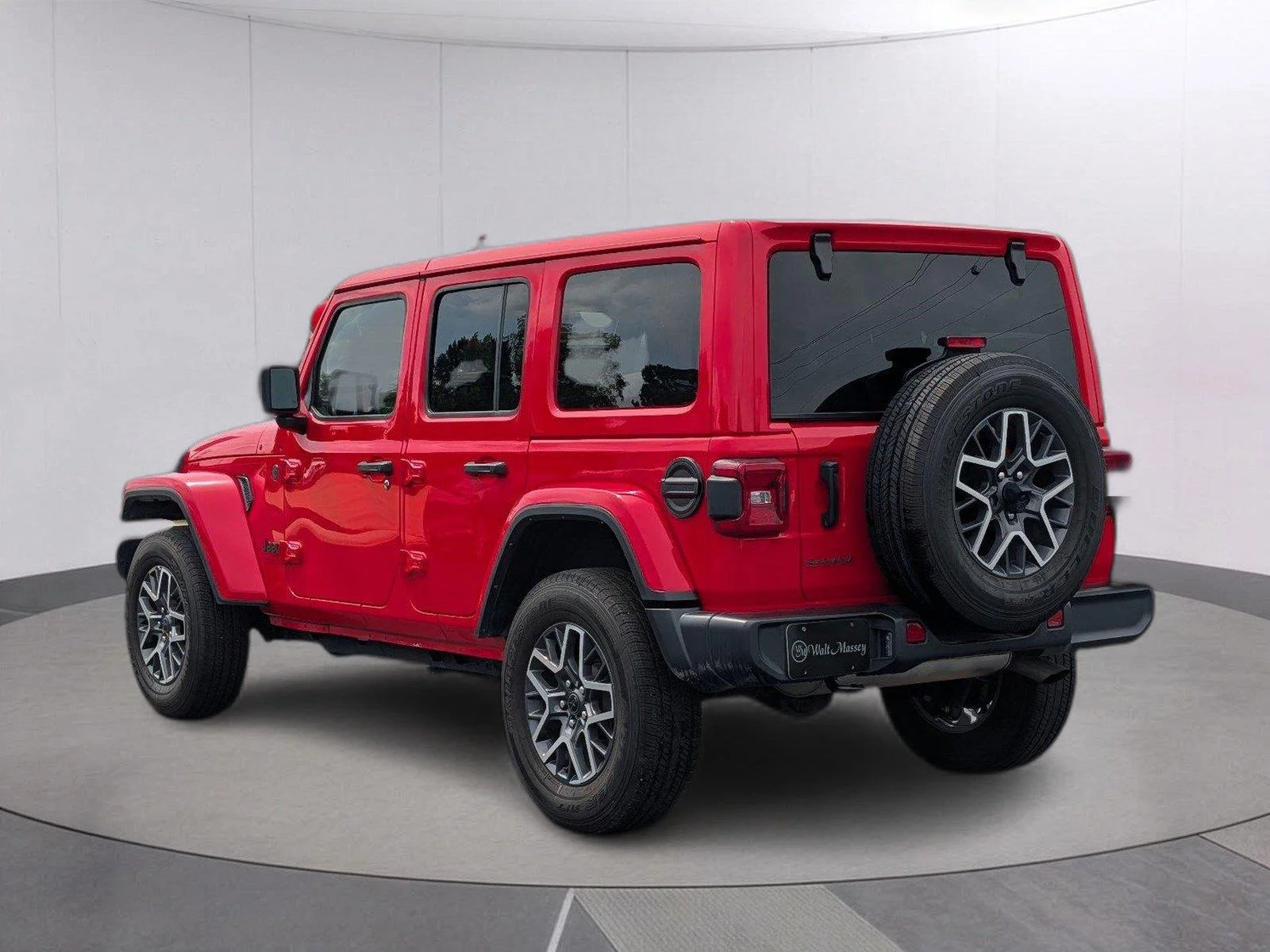 Used 2025 Firecracker Red Clearcoat Jeep Sahara image 3