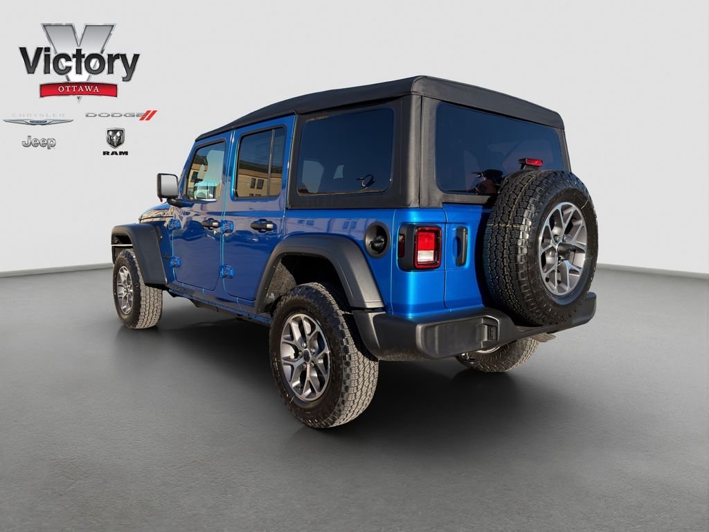New 2026 Hydro Blue Pearl-Coat Exterior Paint Jeep Sport S image 4