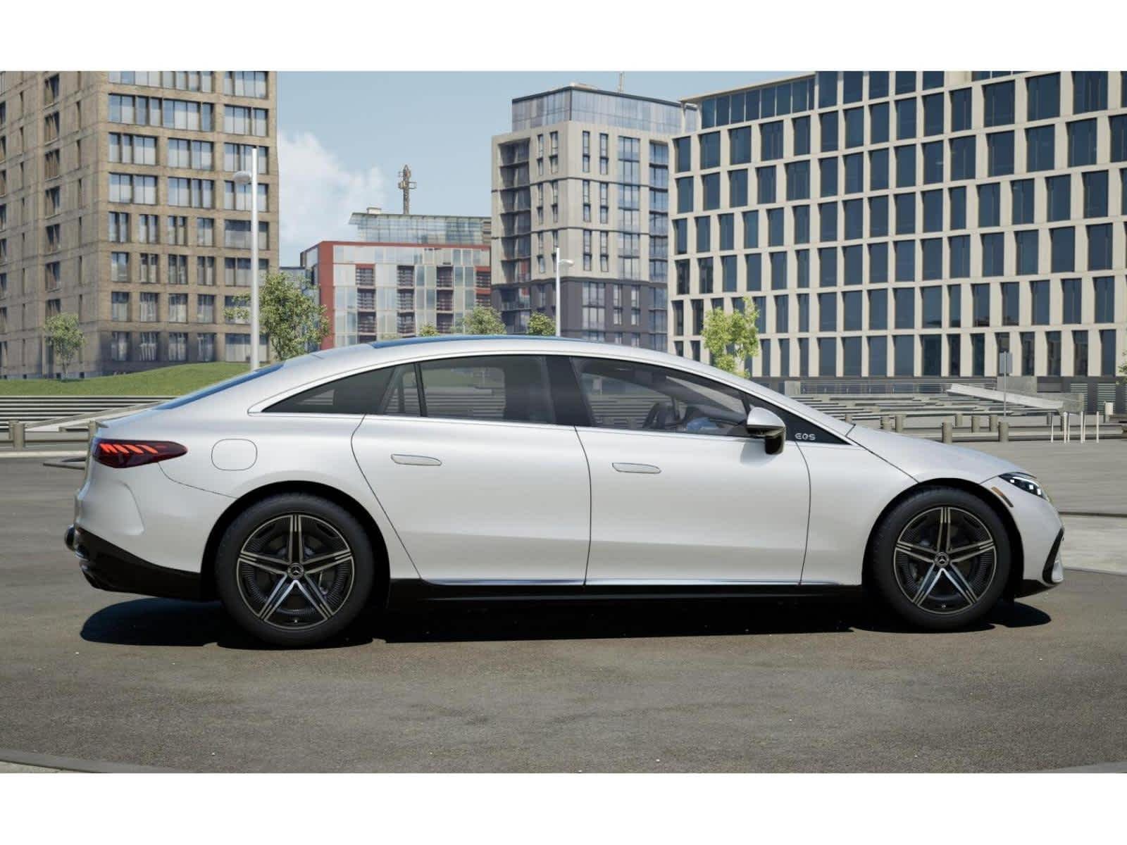 New 2026 MANUFAKTUR Moonlight White Metallic Mercedes-Benz EQS 450+ image 15