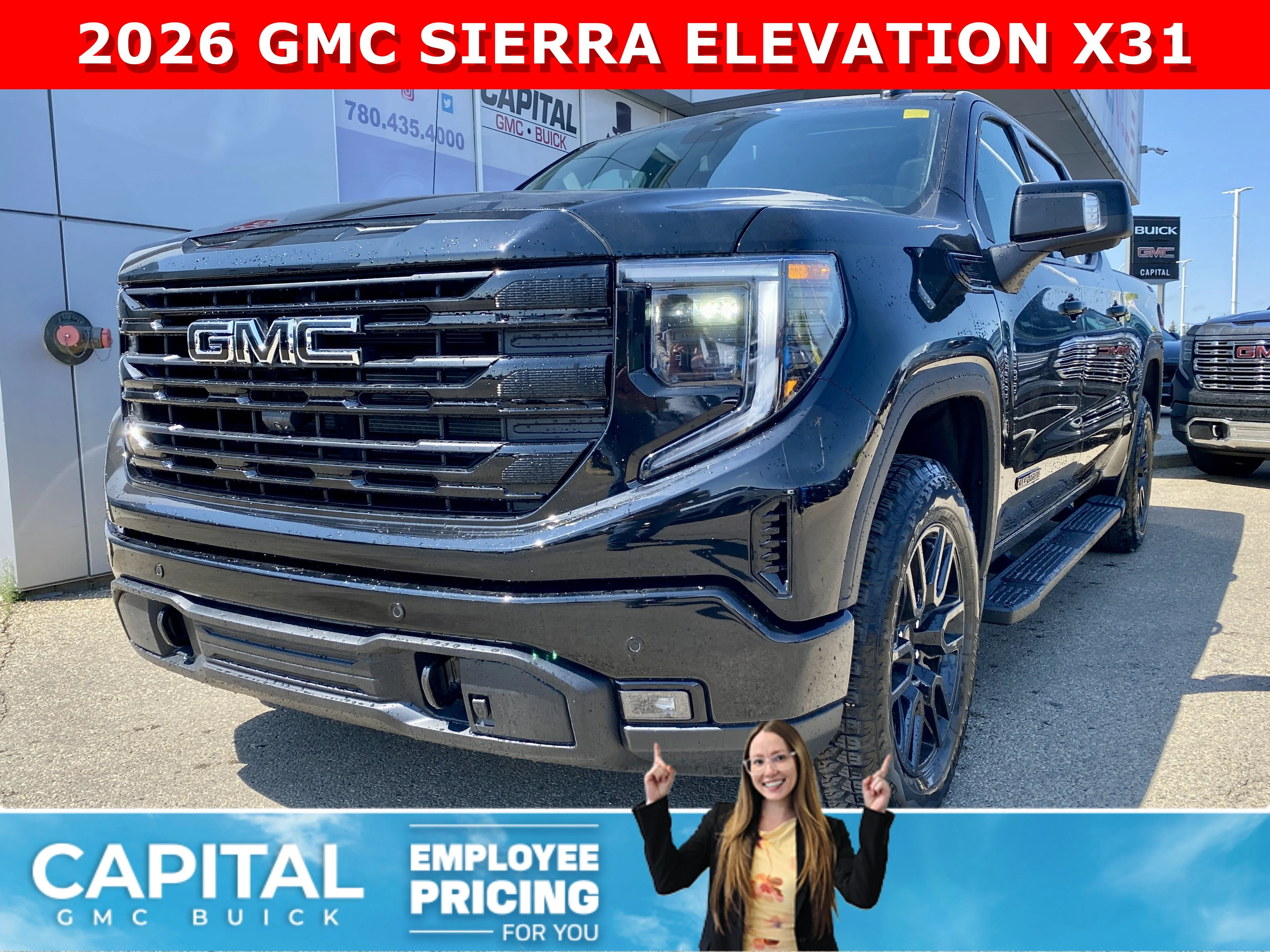 New 2026 ONYX BLACK GMC Elevation image 1