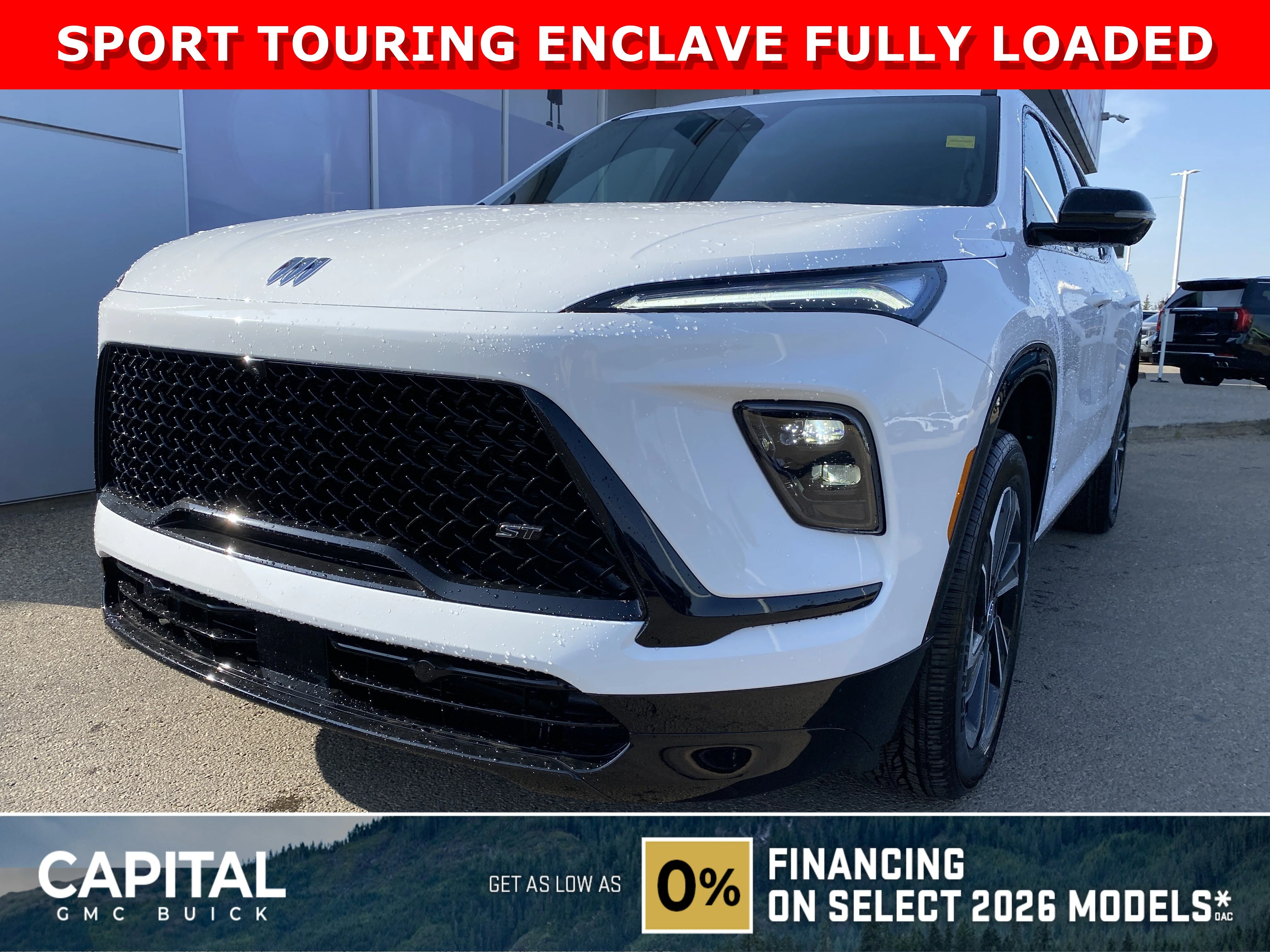 New 2026 Summit White Buick Sport Touring image 1