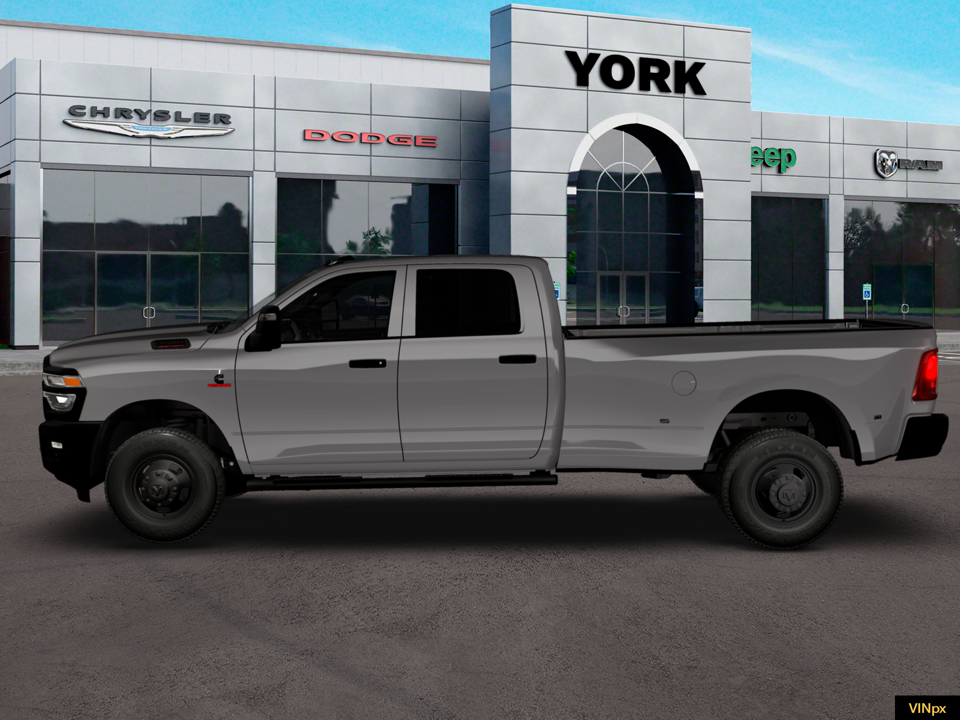 New 2026 Ceramic Gray Clear-Coat Exterior Paint RAM Tradesman image 3