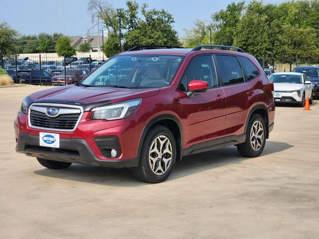 Used 2021 Red Subaru Premium image 3