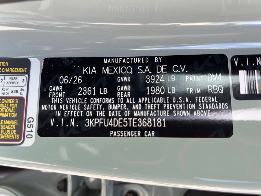 New 2026 Blue Kia EX image 25