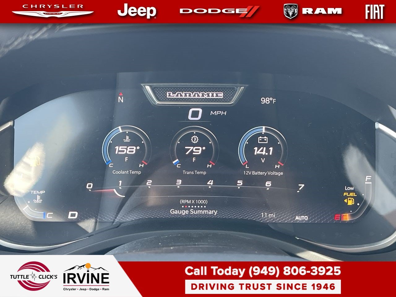 New 2026 Bright White Clear-Coat Exterior Paint RAM Laramie image 24
