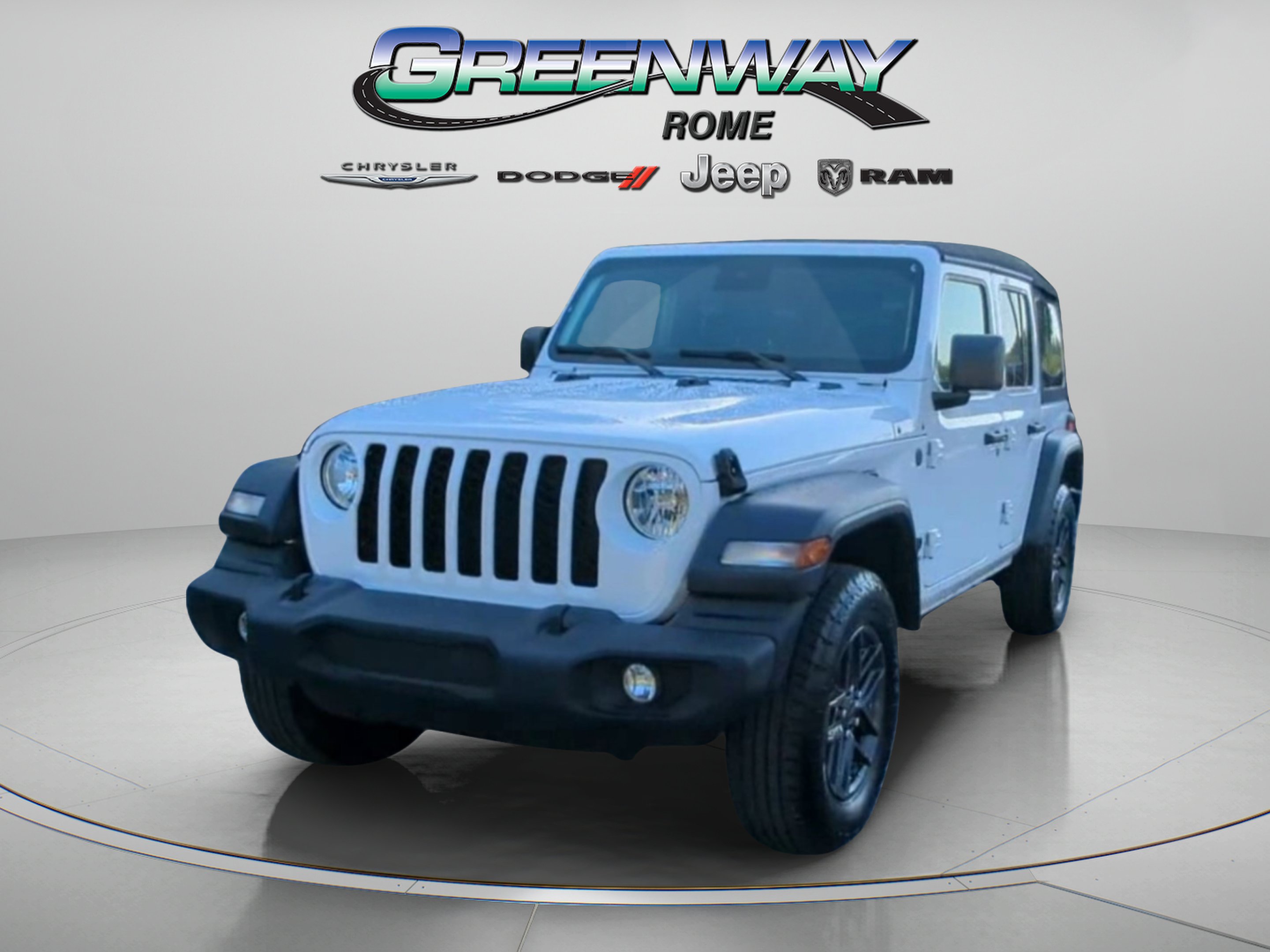 Used 2024 Bright White Clearcoat Jeep Sport S image 9