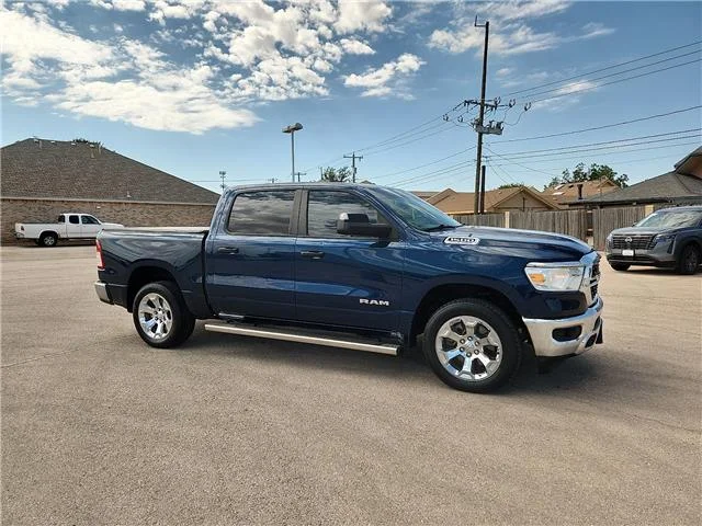 Used 2023 Patriot Blue Pearlcoat RAM Big Horn/Lone Star 4x4 Crew Cab 144.5 in. WB image 5