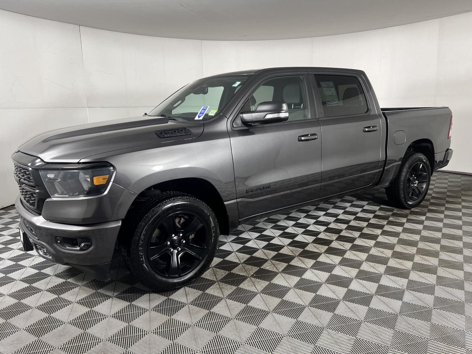 Used 2022 Granite Crystal Metallic Clearcoat Ram Big Horn image 3
