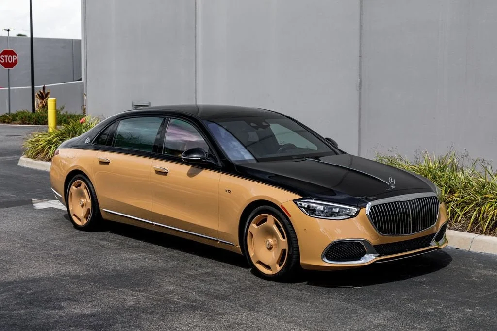 Used 2023 Obsidian Black Metallic / Colorado Beige Mercedes-Benz Maybach S 680 image 7