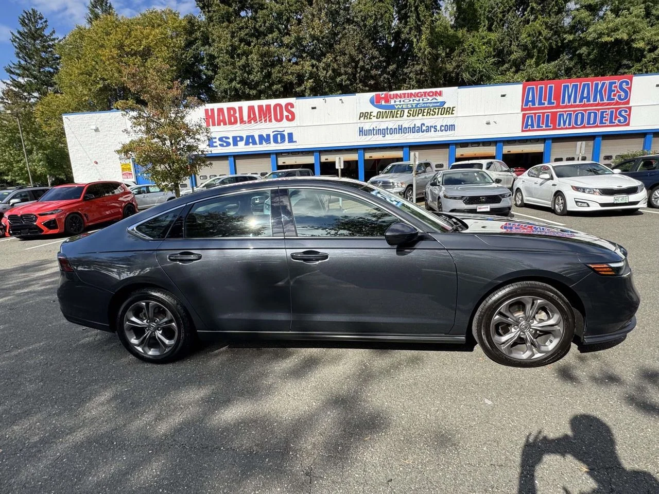 Used 2024 Meteorite Gray Metallic Honda EX image 8