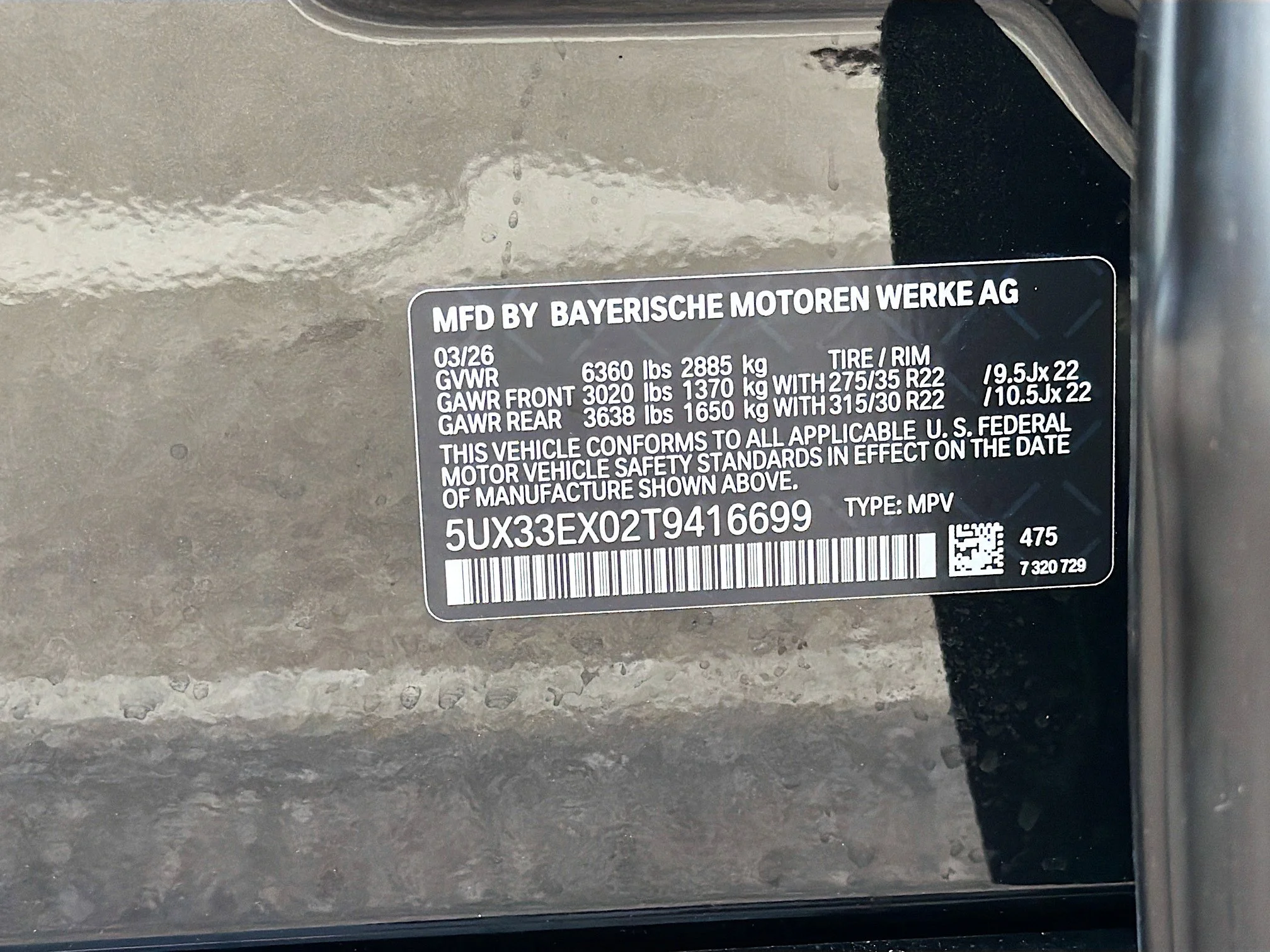 New 2026 Black Sapphire Metallic BMW xDrive40i image 44