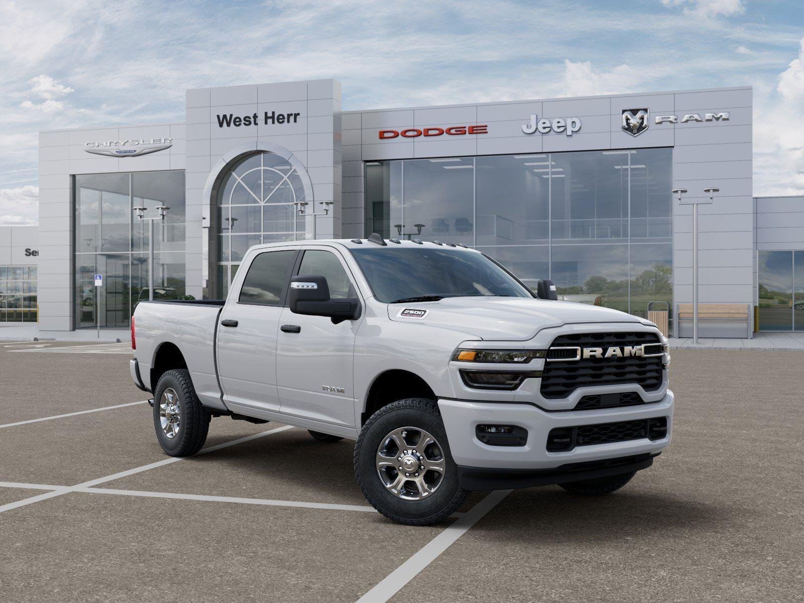 New 2026 Bright White Clear-Coat Exterior Paint RAM Big Horn image 5