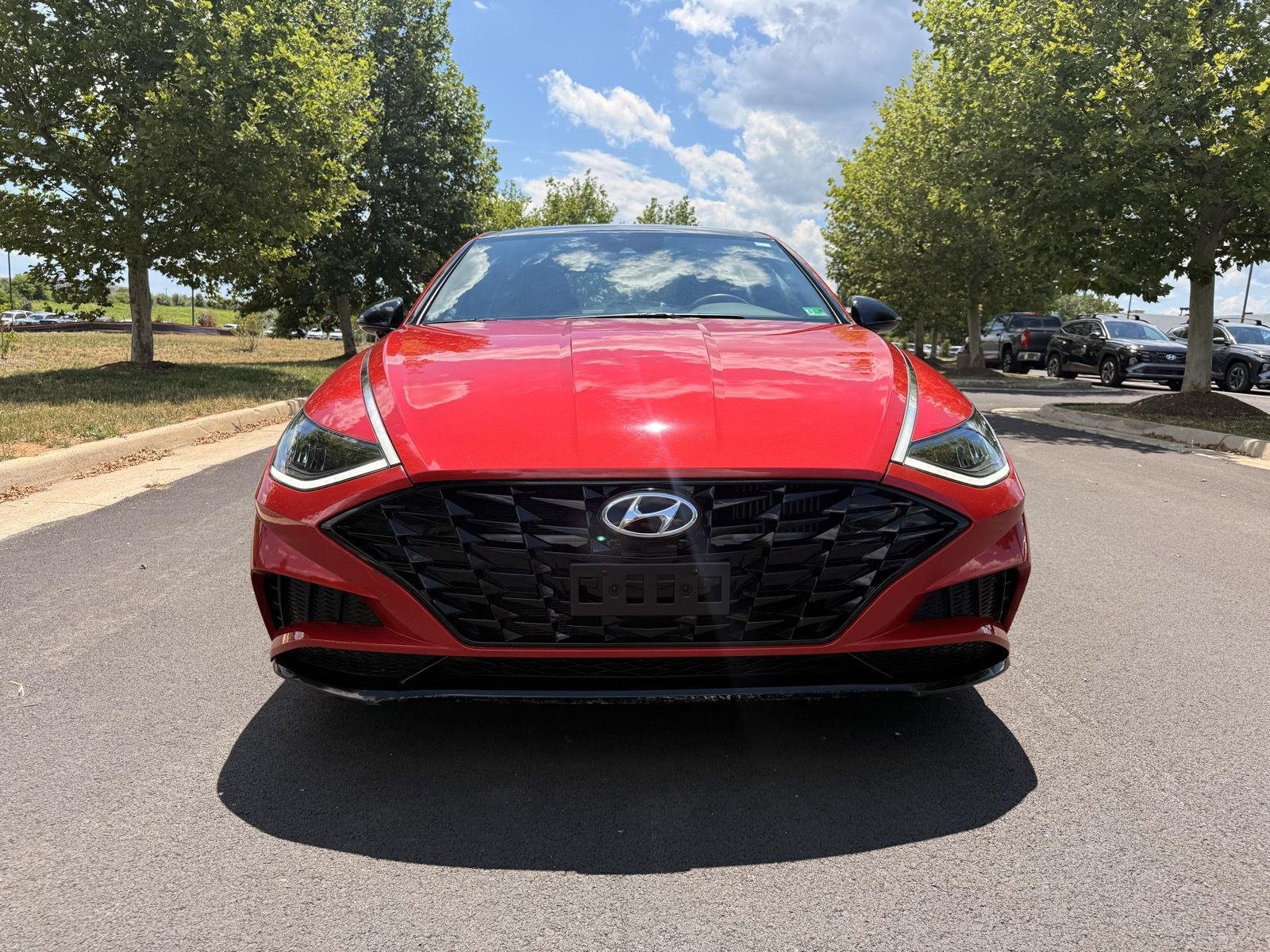 Used 2021 Calypso Red Hyundai SEL Plus image 8