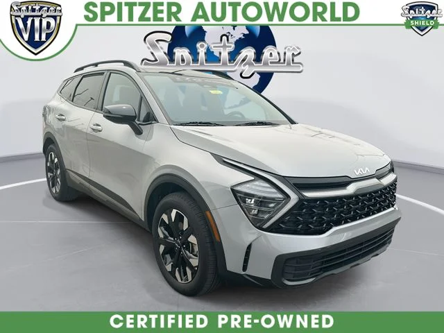 Certified Used 2024 Gray Kia X-Line image 1