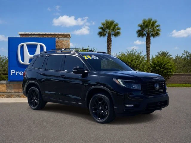 Certified Used 2024 Crystal Black Pearl Honda AWD BLACK EDITION image 7