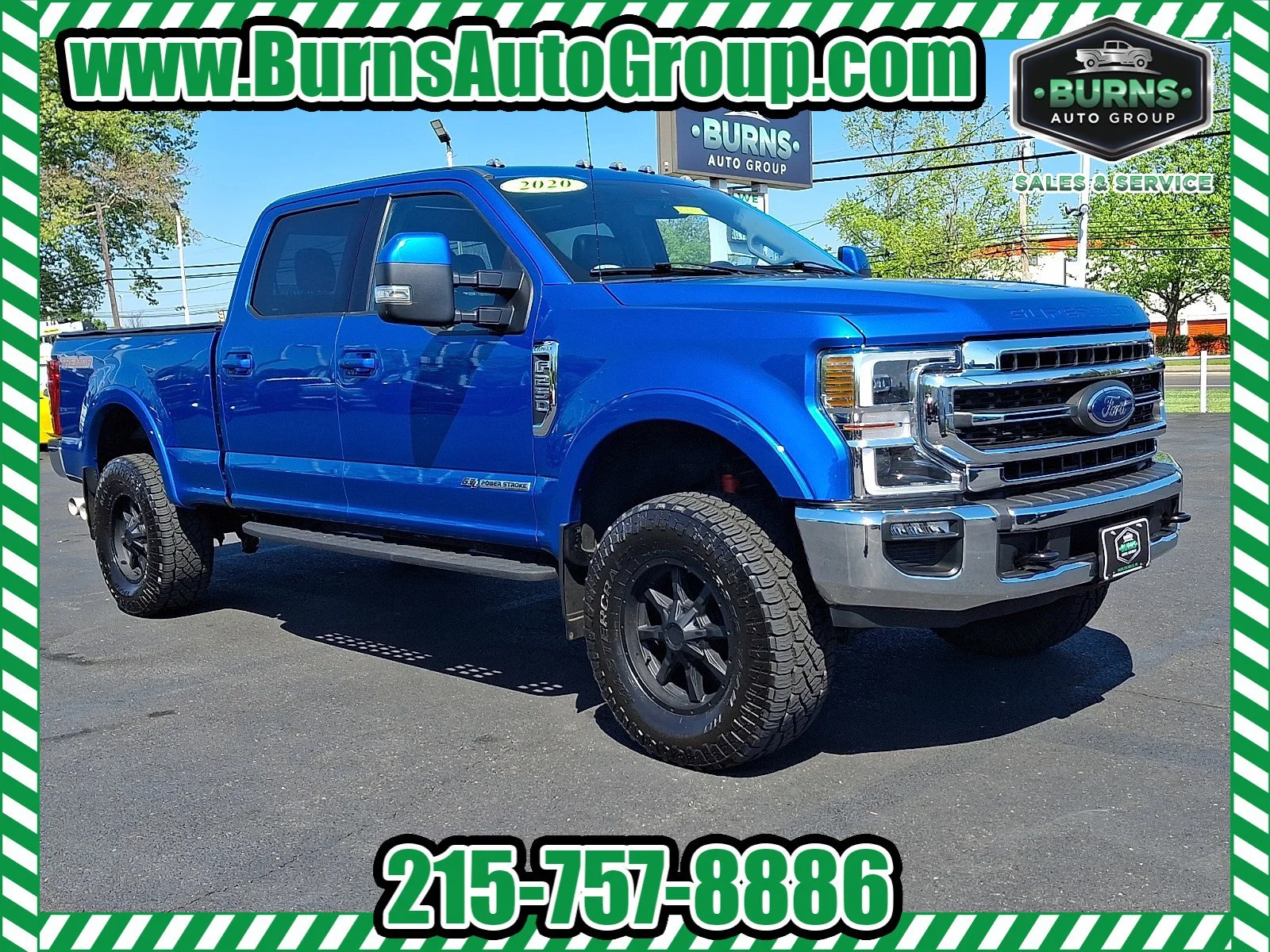 Used 2020 Velocity Blue Metallic   E7 Ford LARIAT image 1