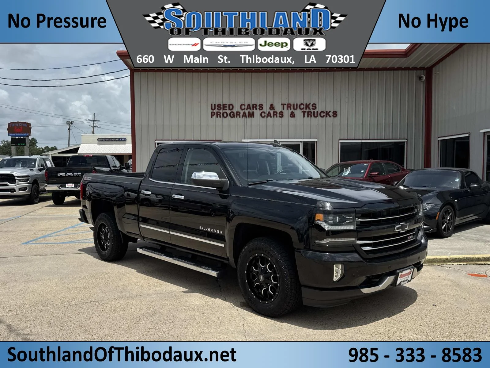 Used 2017 Black Chevrolet LTZ image 1