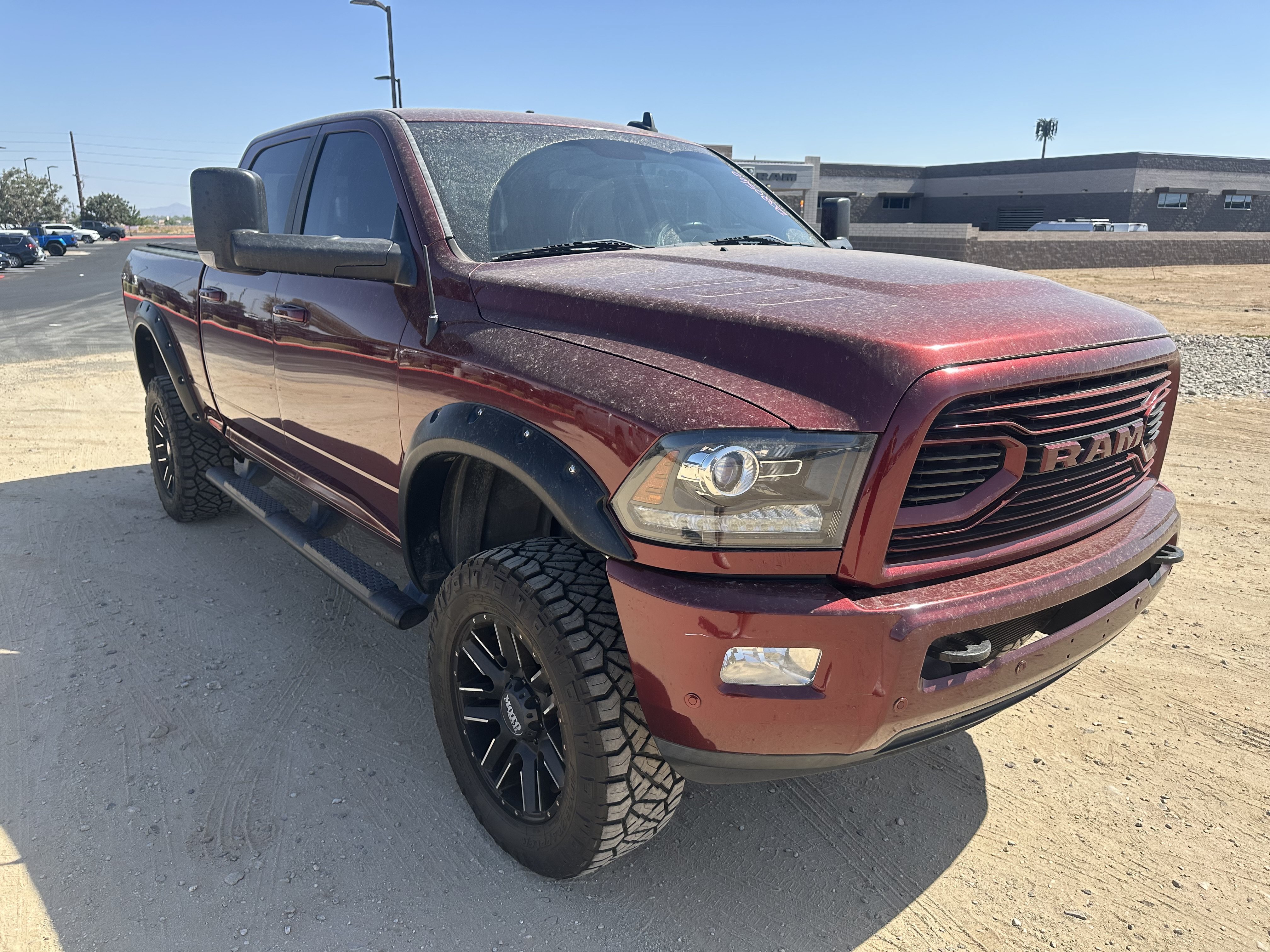 Used 2018 Delmonico Red Pearlcoat Ram Laramie image 7