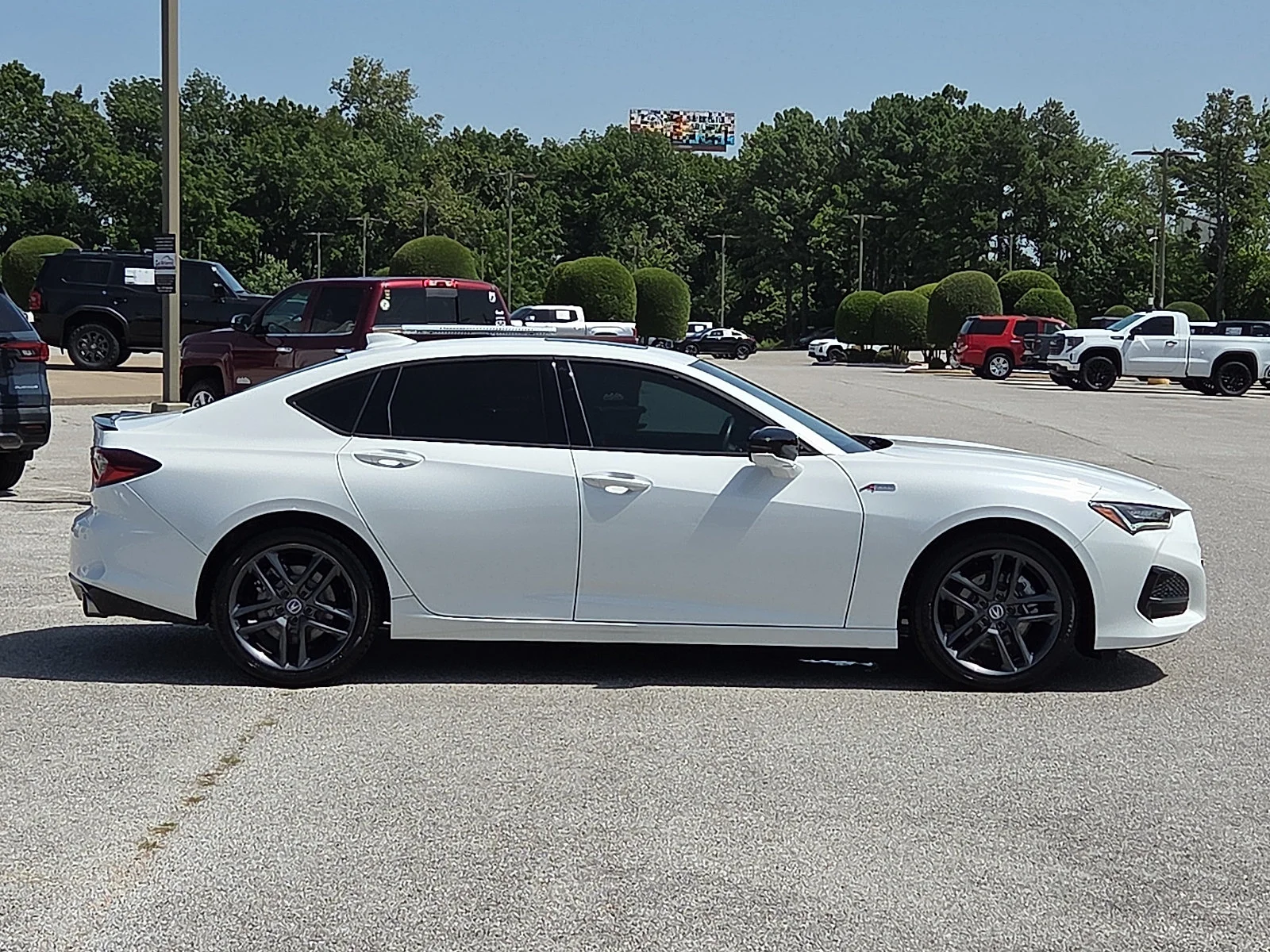Used 2025 Platinum White Pearl Acura w/A-Spec Package image 6