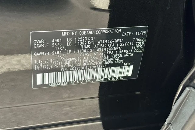 Certified Used 2026 Black Subaru Wilderness image 37