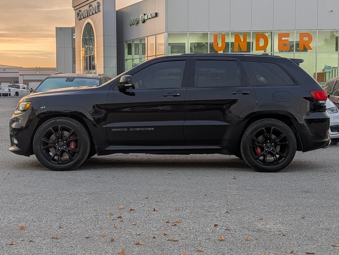 Used 2017 Black Jeep SRT - - Adaptive Cruise - Blind Spot - 20 Wheels & More! image 5