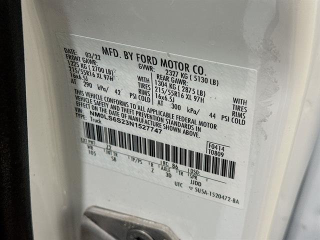 Used 2022 White Ford XL Cargo Van image 30