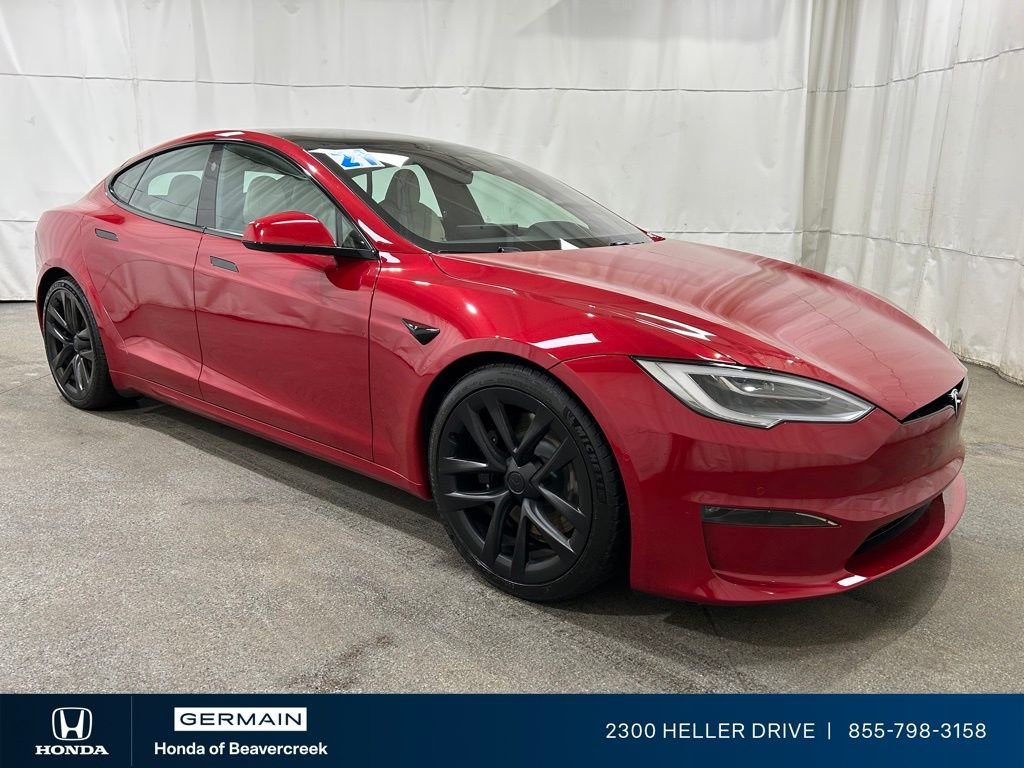Used 2021 Tesla Model S Plaid with VIN 5YJSA1E60MF435116 for sale in Beavercreek, OH