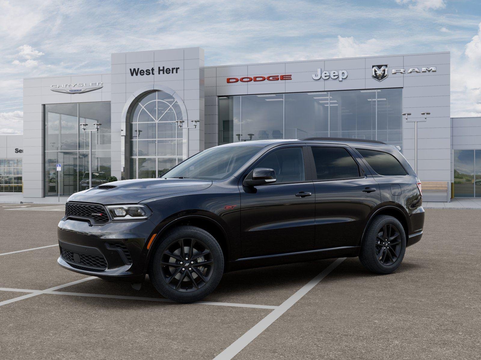 New 2026 Diamond Black Clear-Coat Exterior Paint Dodge DURANGO GT PLUS AWD image 2
