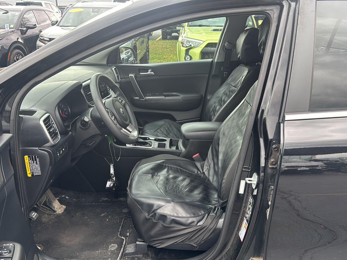 Used 2021 Black Cherry Kia LX image 11