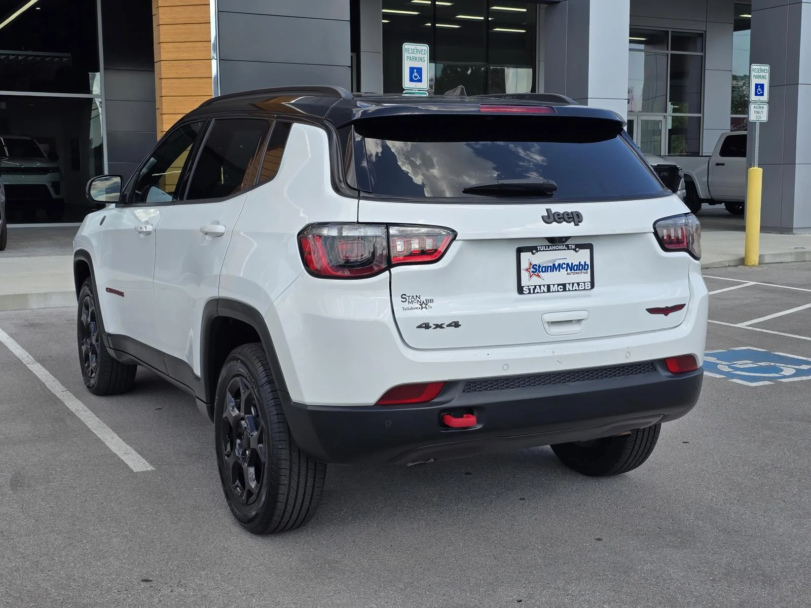 Used 2024 Bright White Clearcoat Jeep Trailhawk image 5