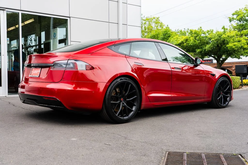 Used 2022 Red Tesla Base image 6