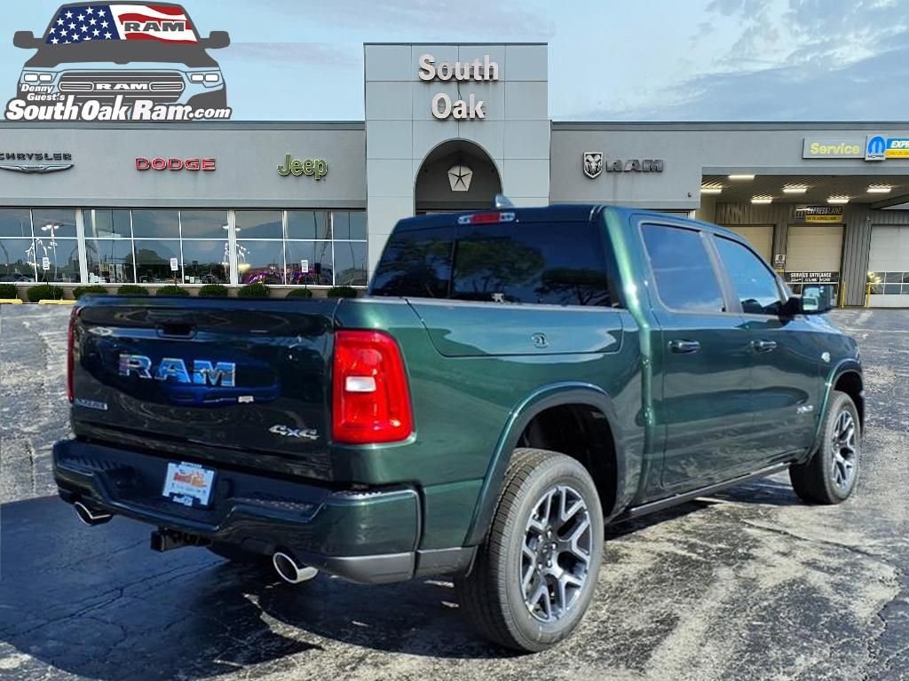 New 2026 Serrano-Green Metallic Exterior Paint RAM Laramie image 3