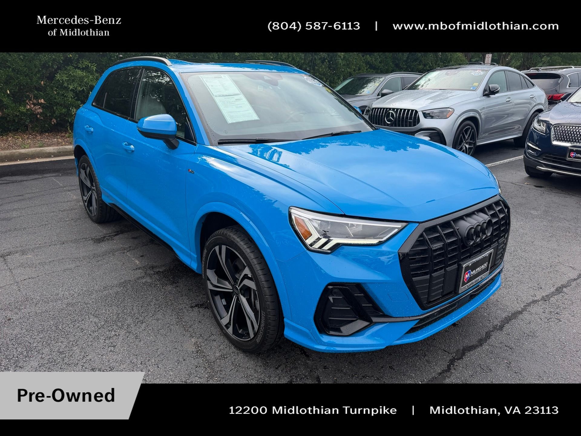 Used 2023 Blue Audi Premium Plus image 18