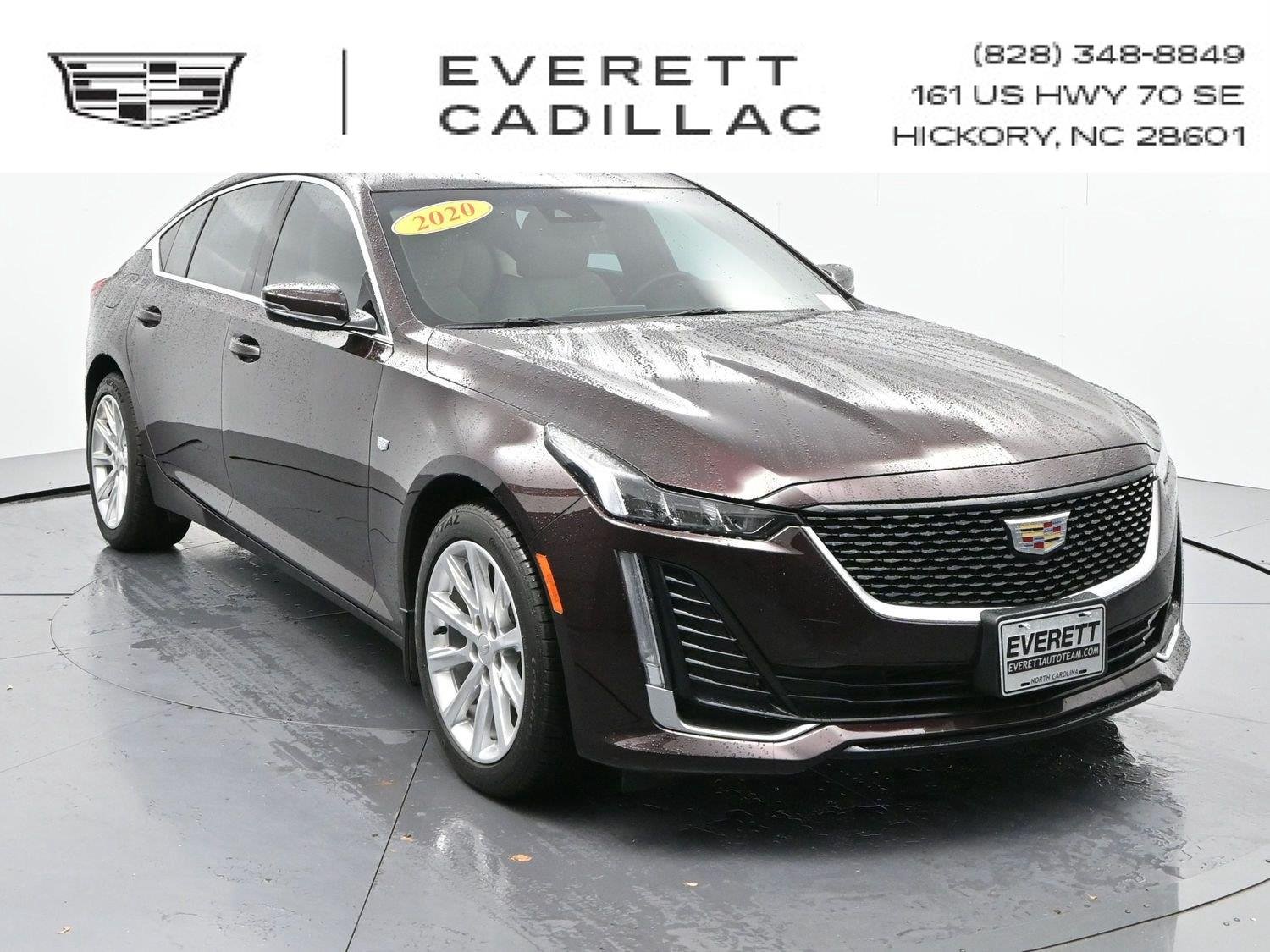 Used 2020 GARNET METALLIC Cadillac Luxury image 1