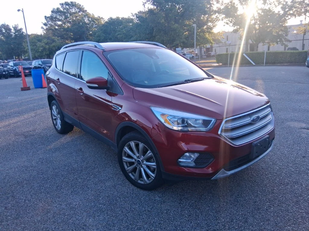 Used 2018 Red Ford Titanium image 3