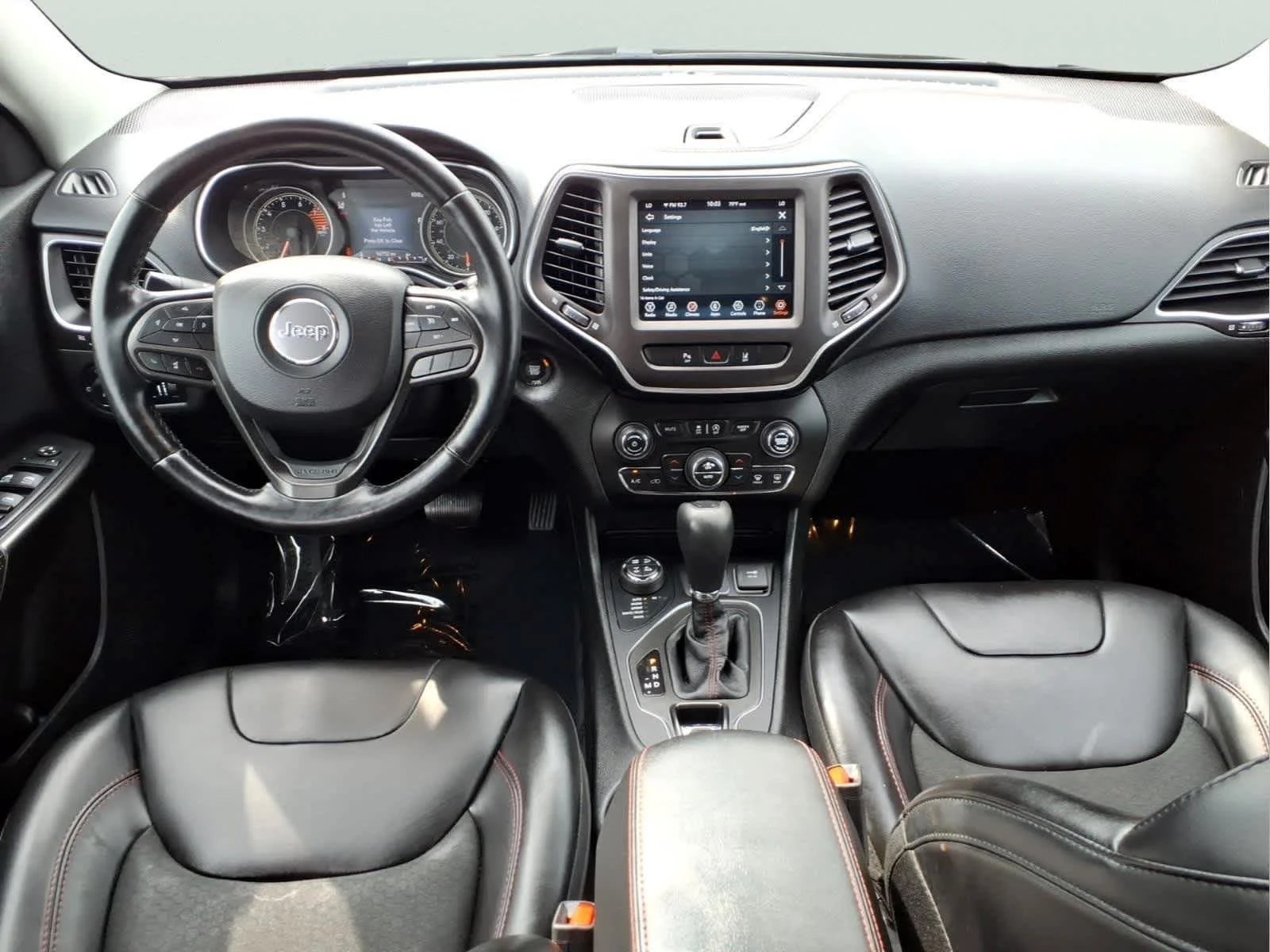 Used 2021 Olive Green Pearlcoat Jeep Trailhawk image 17