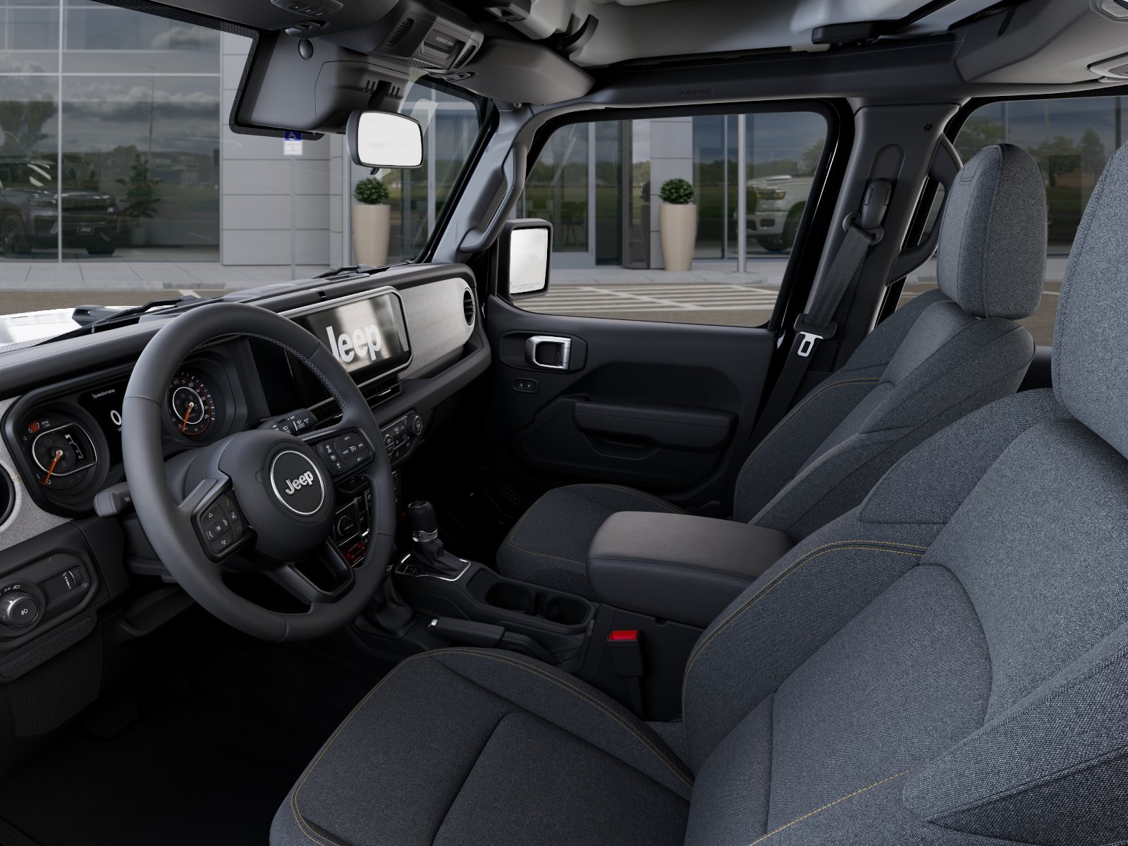 New 2026 Black Clearcoat Jeep 4-Door Willys 4x4 image 49