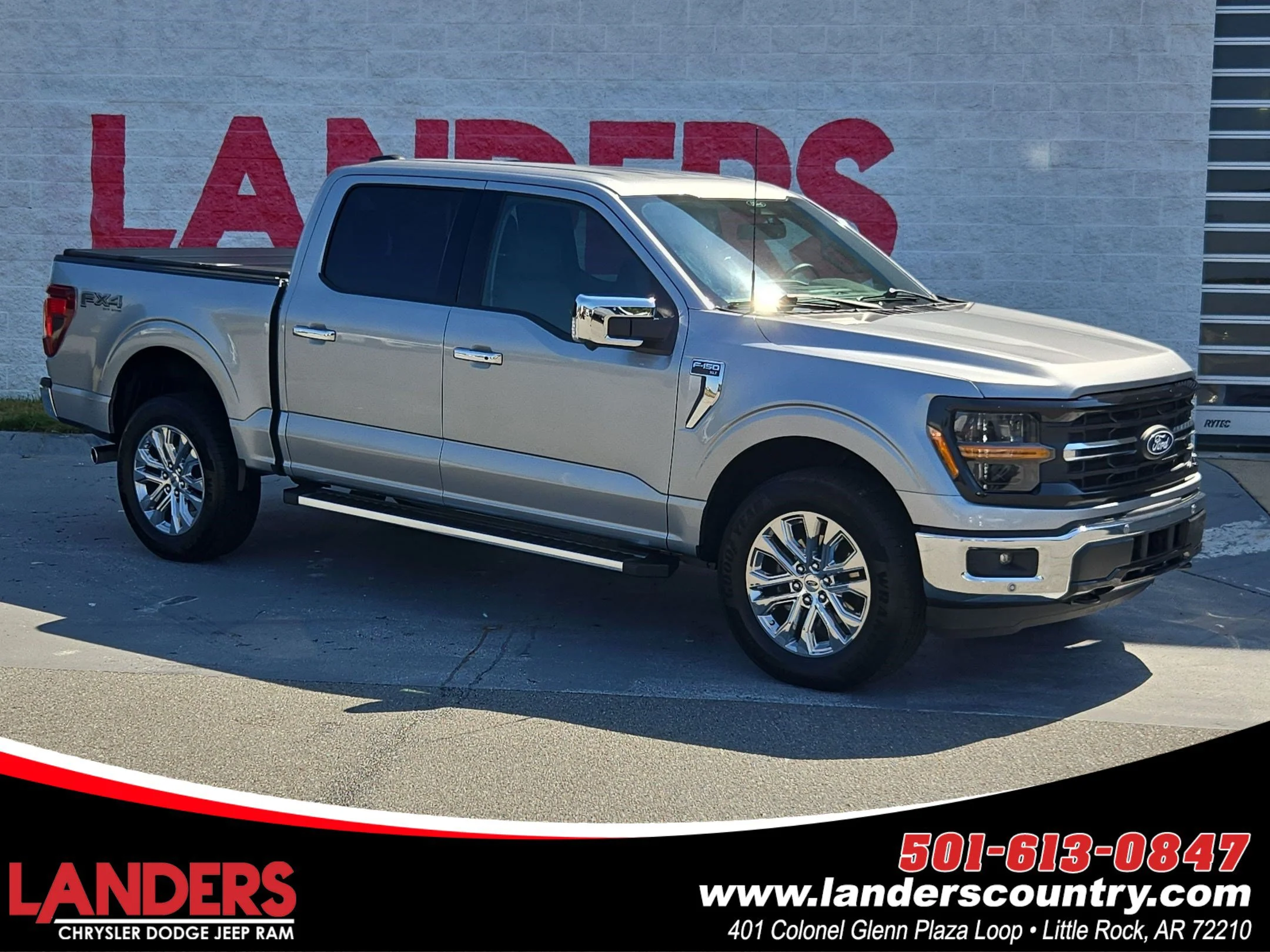 Used 2024 Iconic Silver Metallic Ford XLT image 1