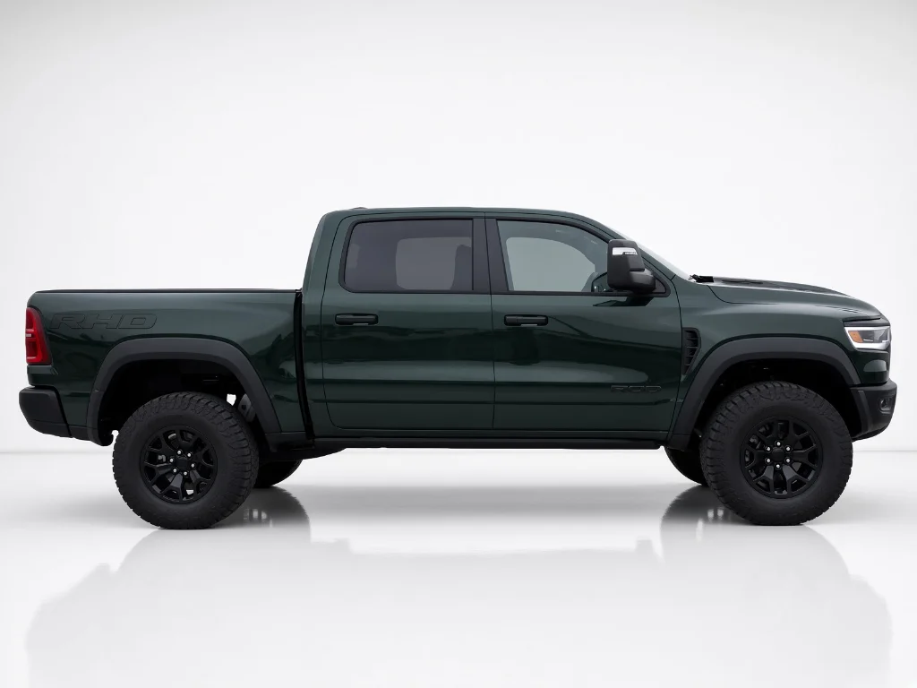 New 2026 Serrano-Green Metallic Exterior Paint RAM RHO image 6