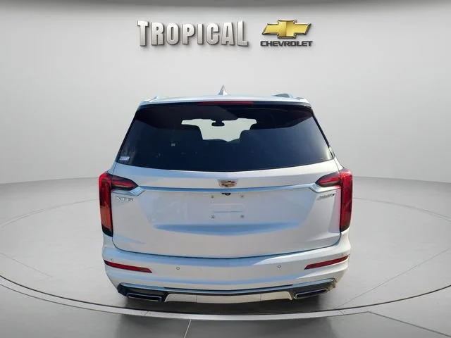 Used 2023 CRYSTAL WHITE TRICOAT Cadillac FWD Luxury image 4