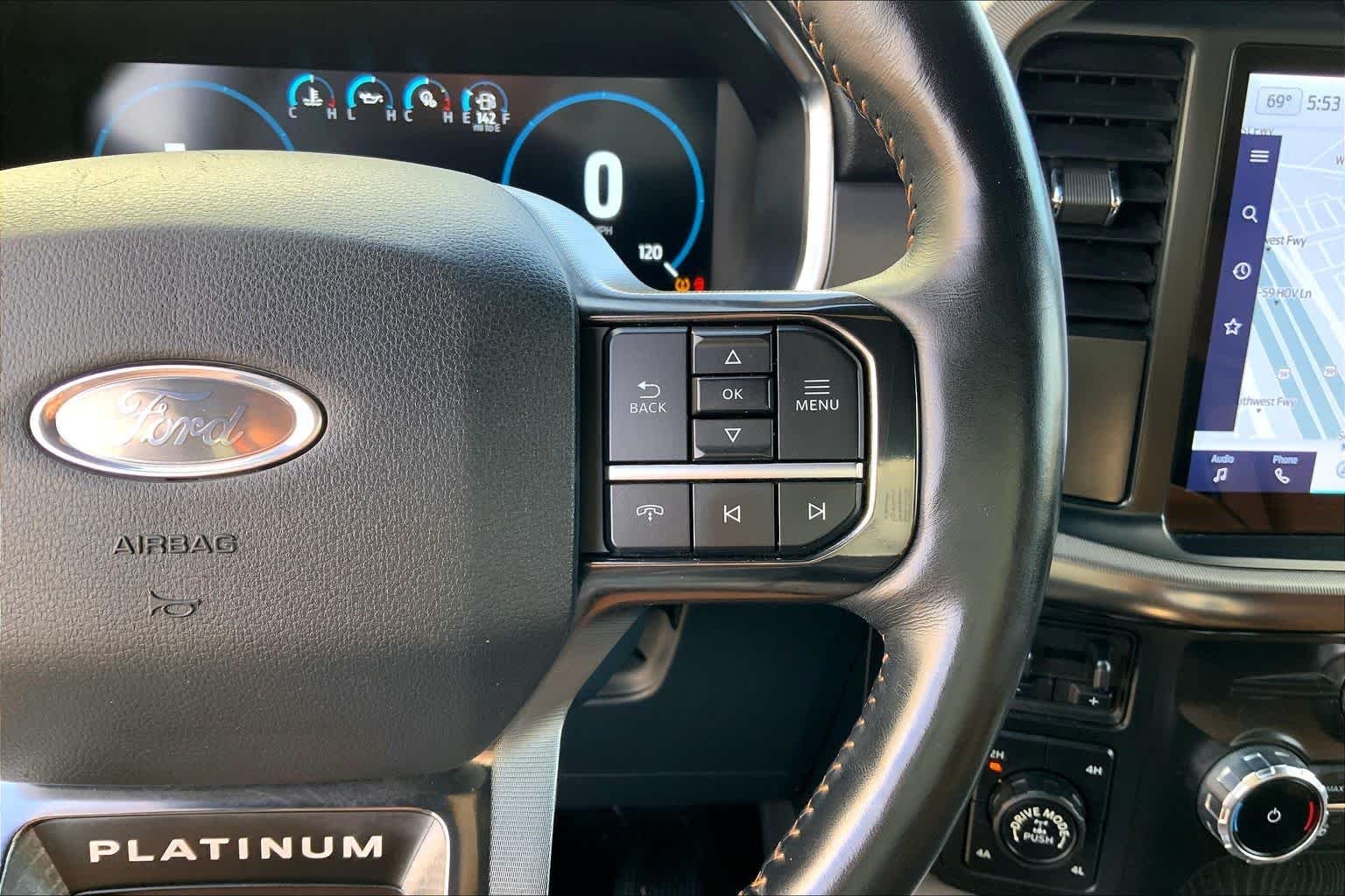 Used 2022 Carbonized Gray Metallic Ford Platinum image 24