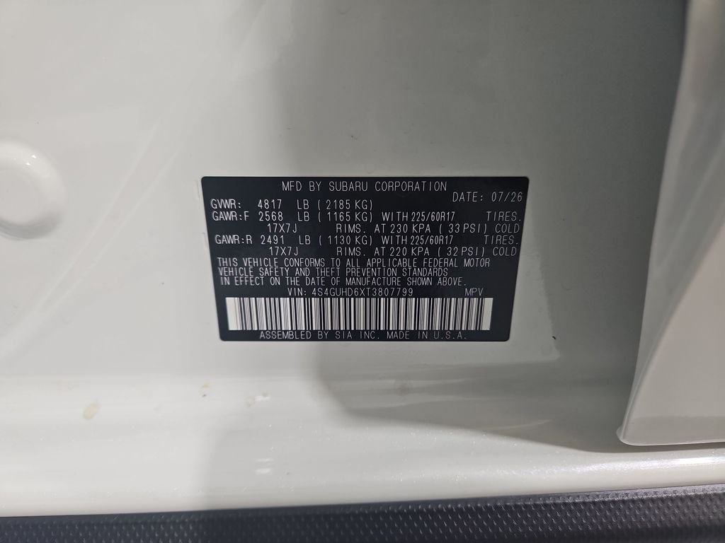 New 2026 White Subaru Premium image 28