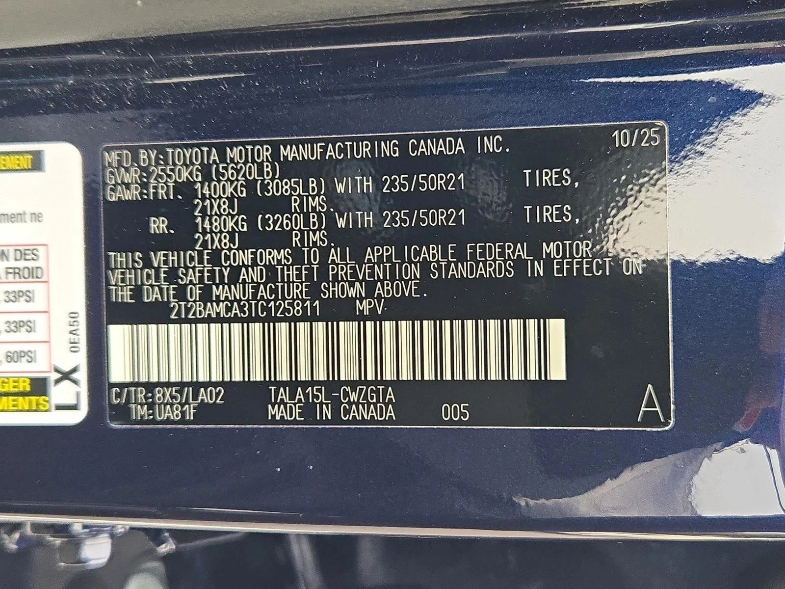 Certified Used 2026 Nightfall Mica Lexus RX 350 Luxury image 26