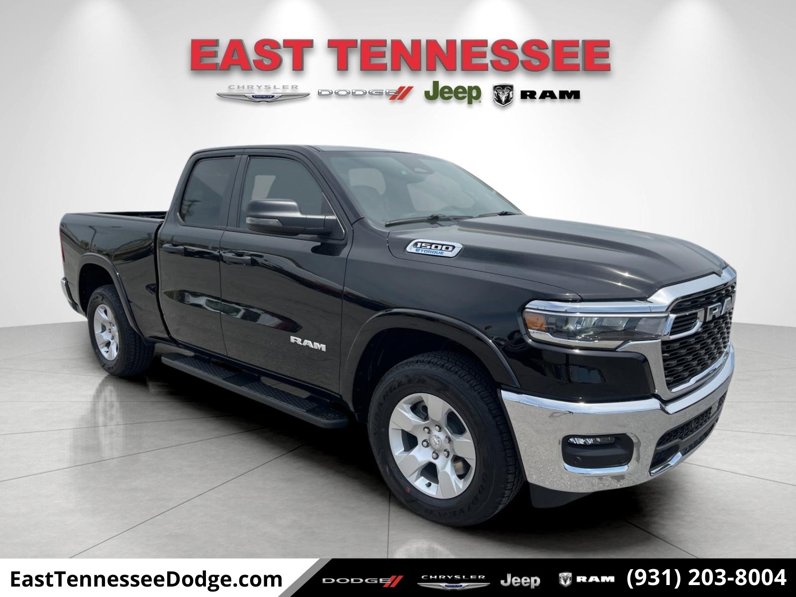 New 2026 Diamond Black Crystal Pearl-Coat Exterior Paint RAM Big Horn/Lone Star image 1