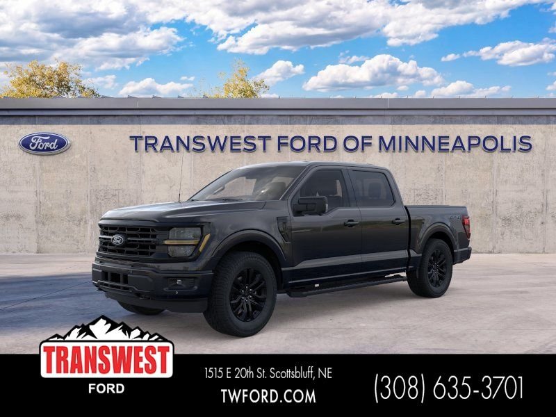 New 2026 Agate Black Metallic Ford XLT image 1