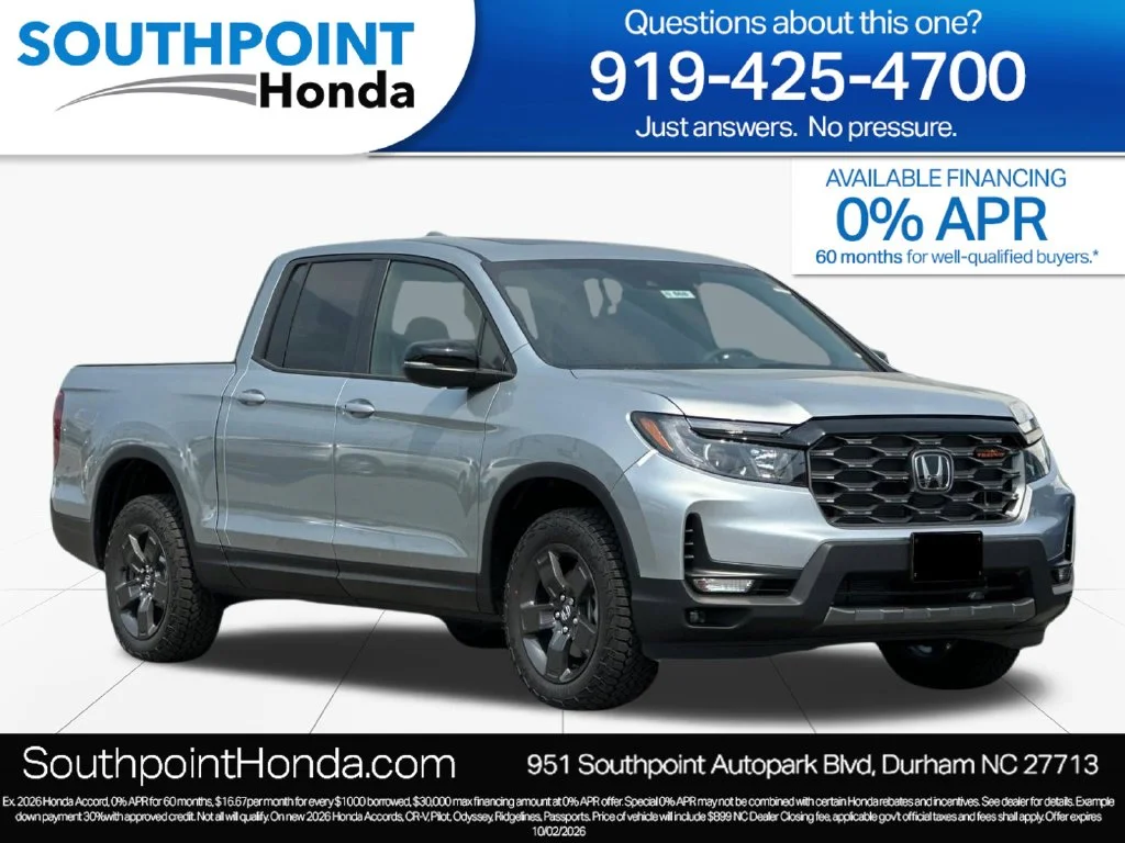 New 2026 Solar Silver Metallic Honda TrailSport image 1